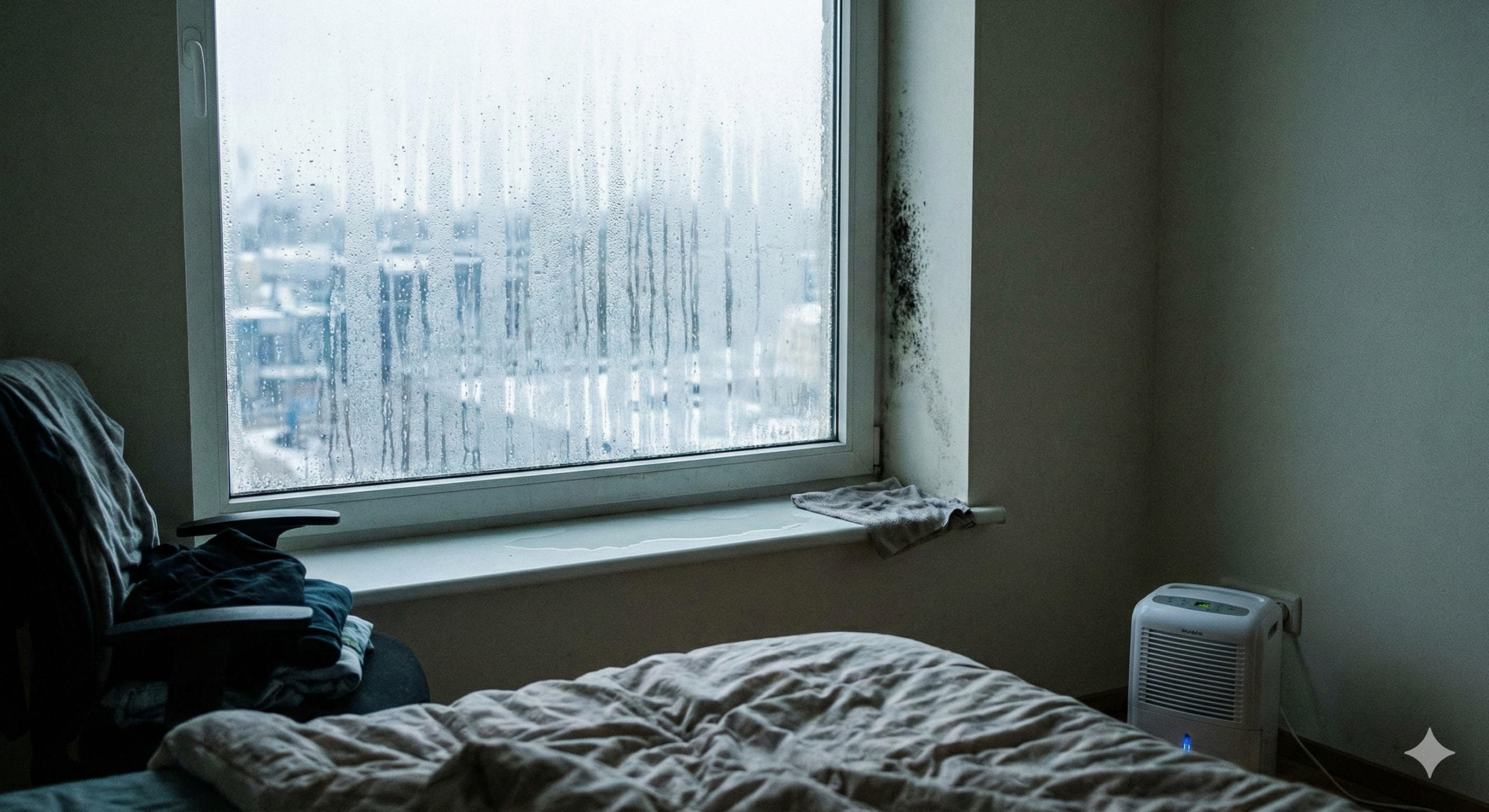 Condensación en dormitorio: humedad, ventanas empañadas y riesgo de moho