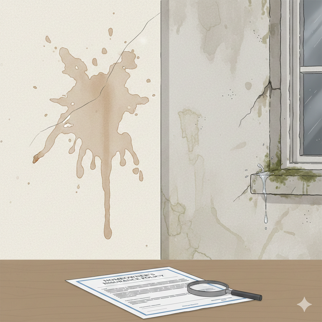 ¿El seguro cubre humedad por filtración? Casos habituales, exclusiones y pasos para reclamar