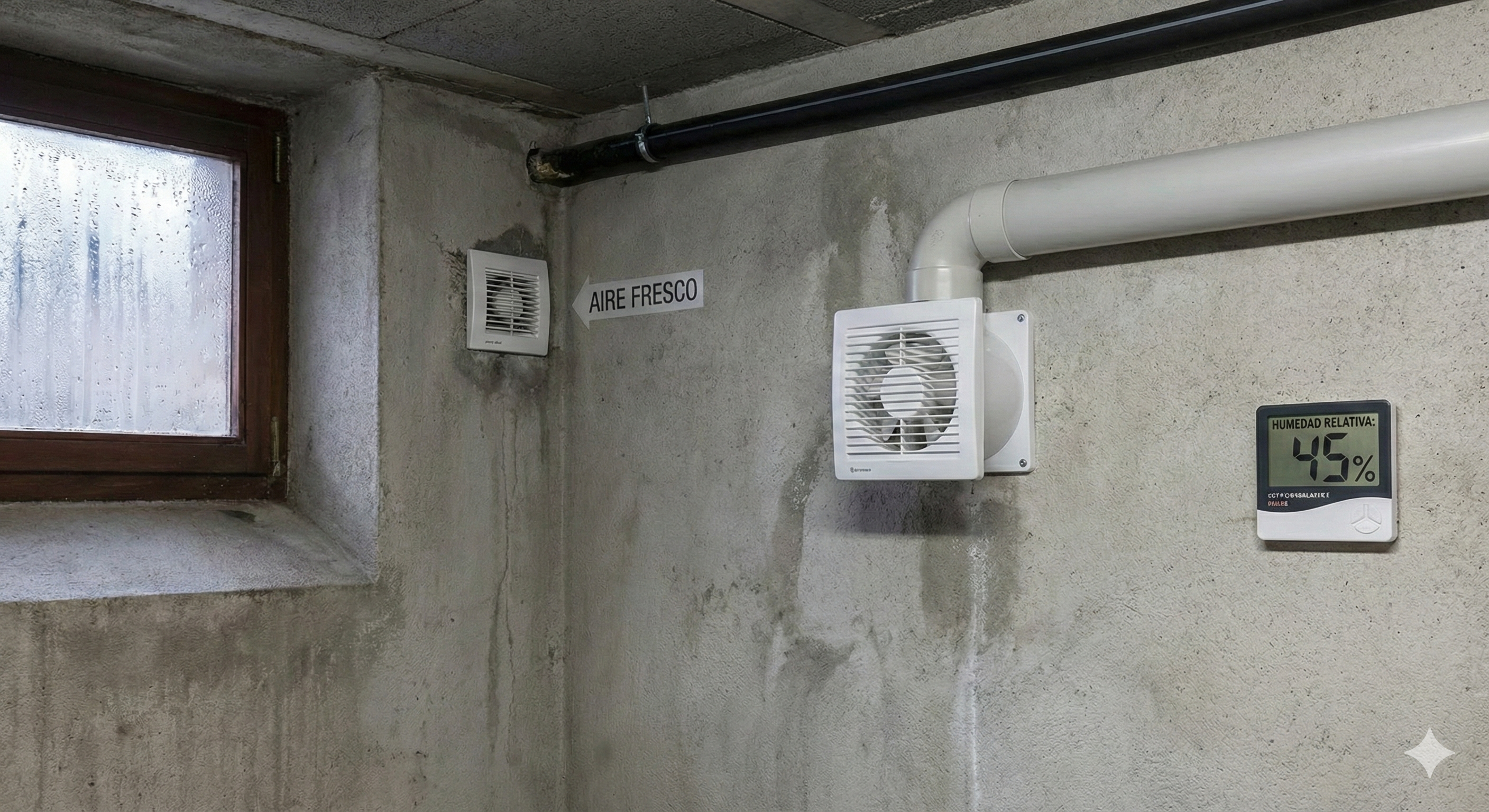 Ventilación para evitar la condensación: renovación de aire en casa