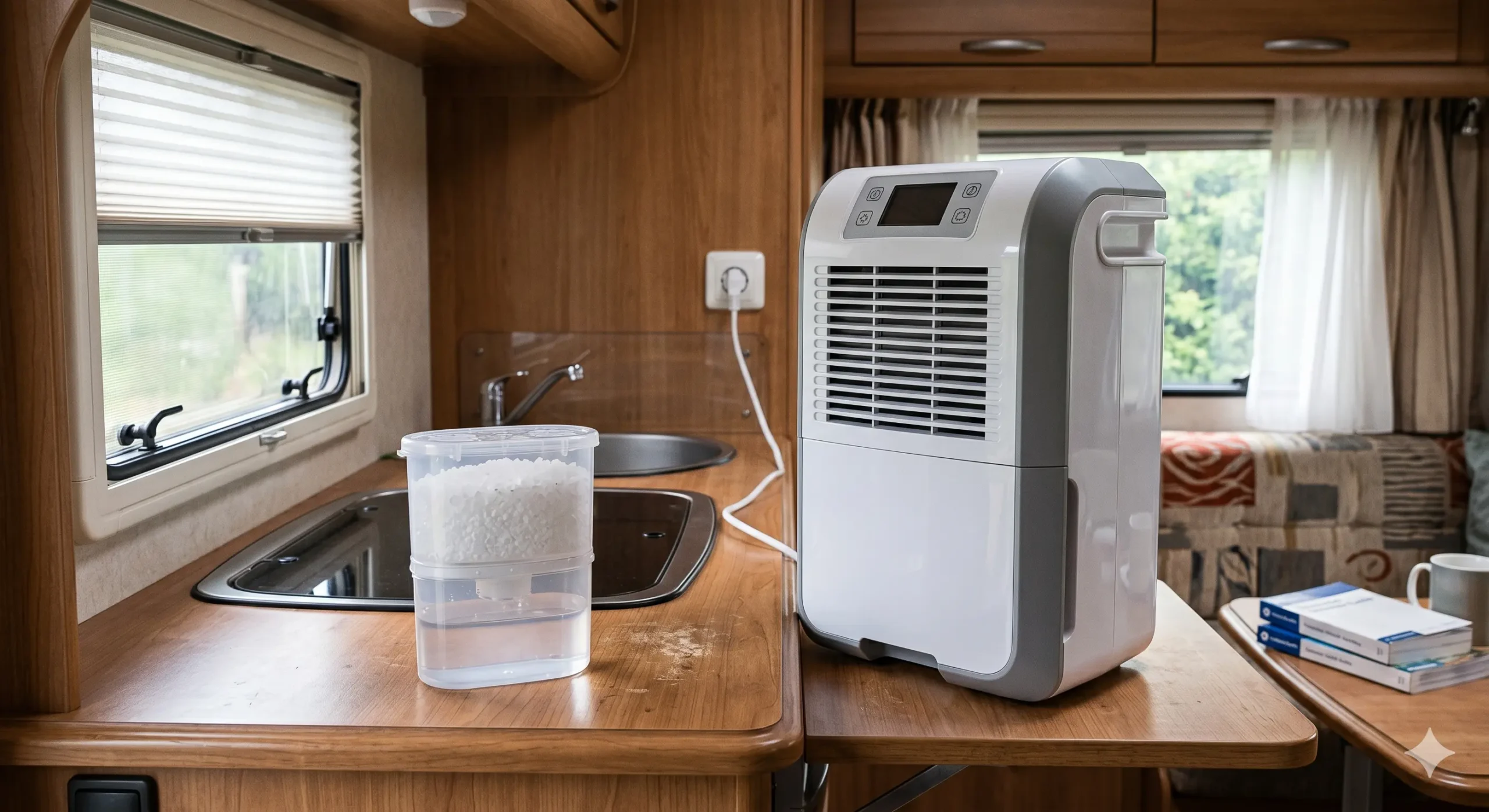 Comparación entre absorbedor y deshumidificador eléctrico en caravana