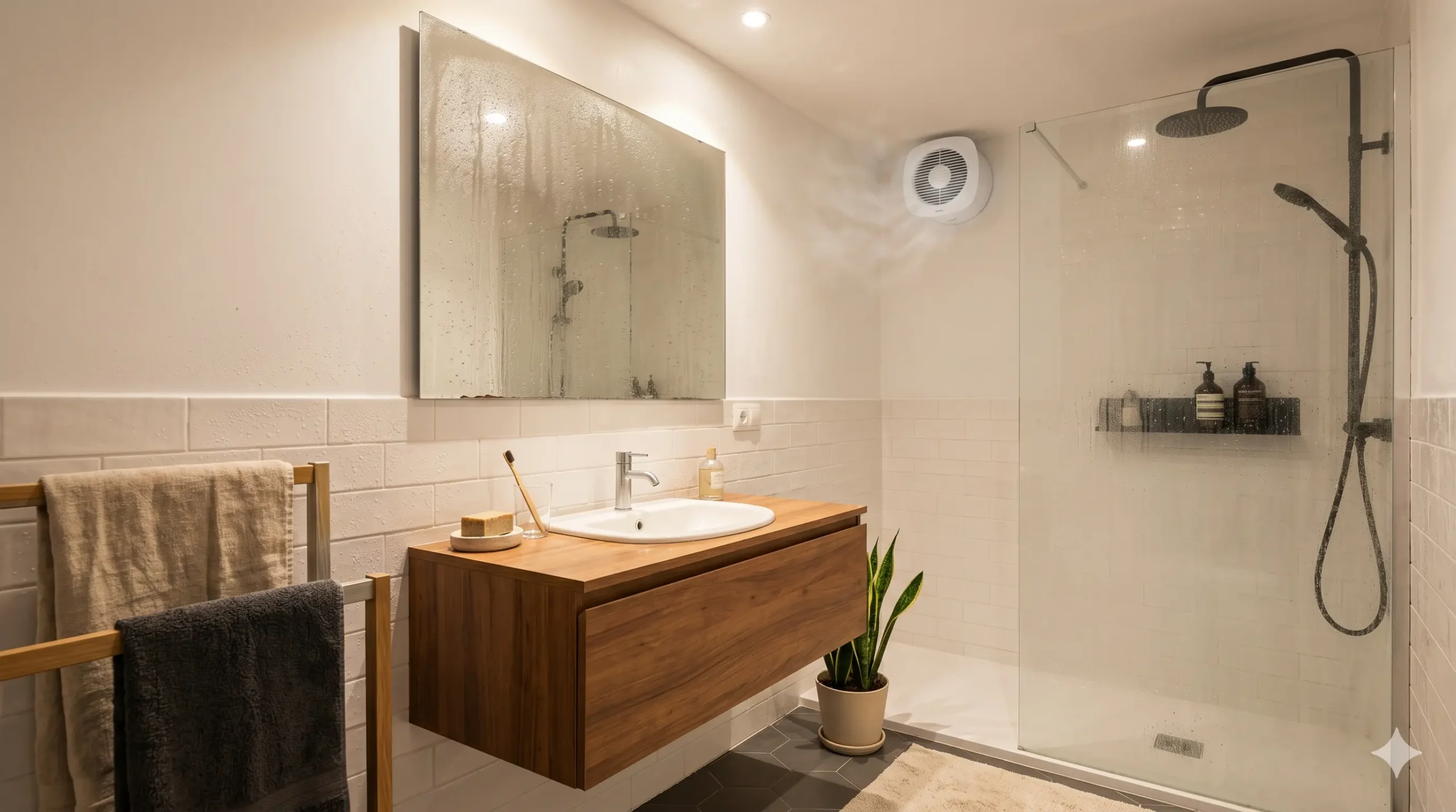 baño sin ventana extractor humedad