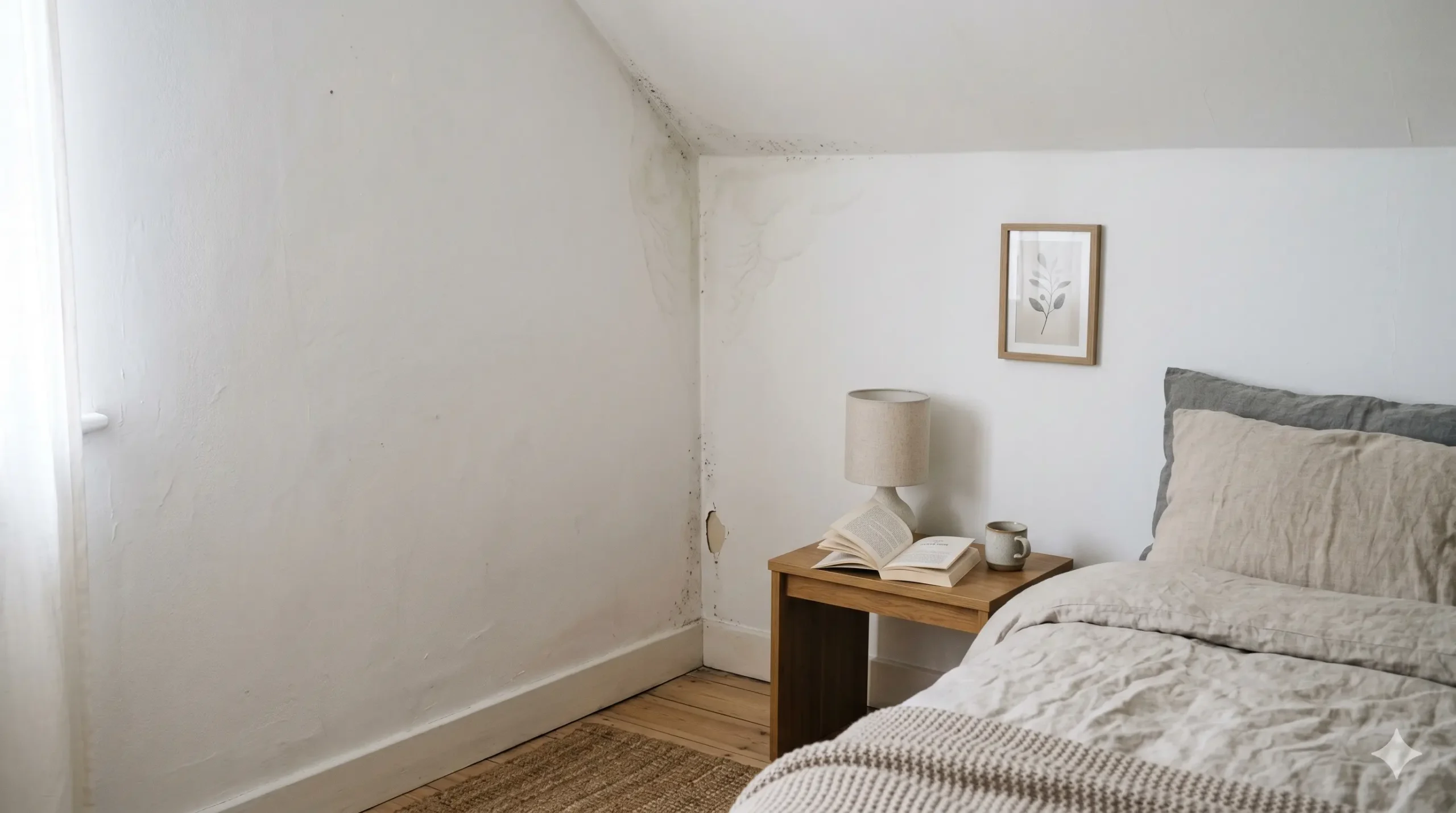 moho por humedad relativa alta en pared