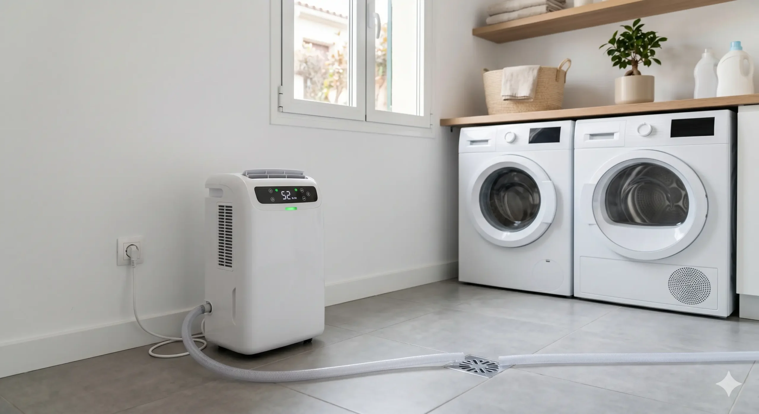 Deshumidificador con desagüe continuo