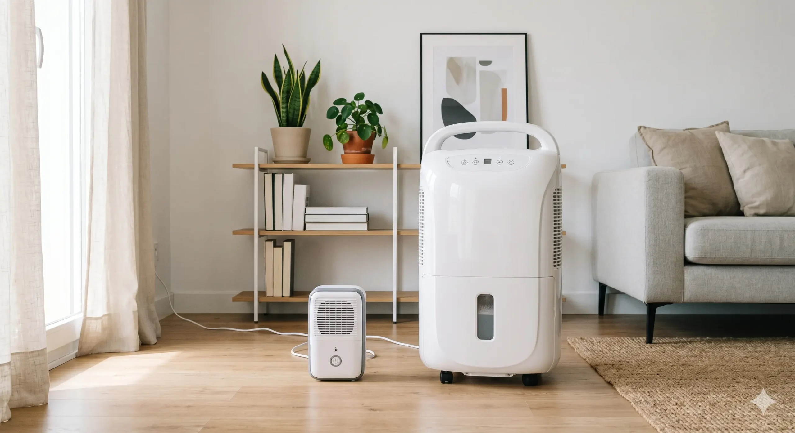 Comparación entre mini deshumidificador y deshumidificador normal