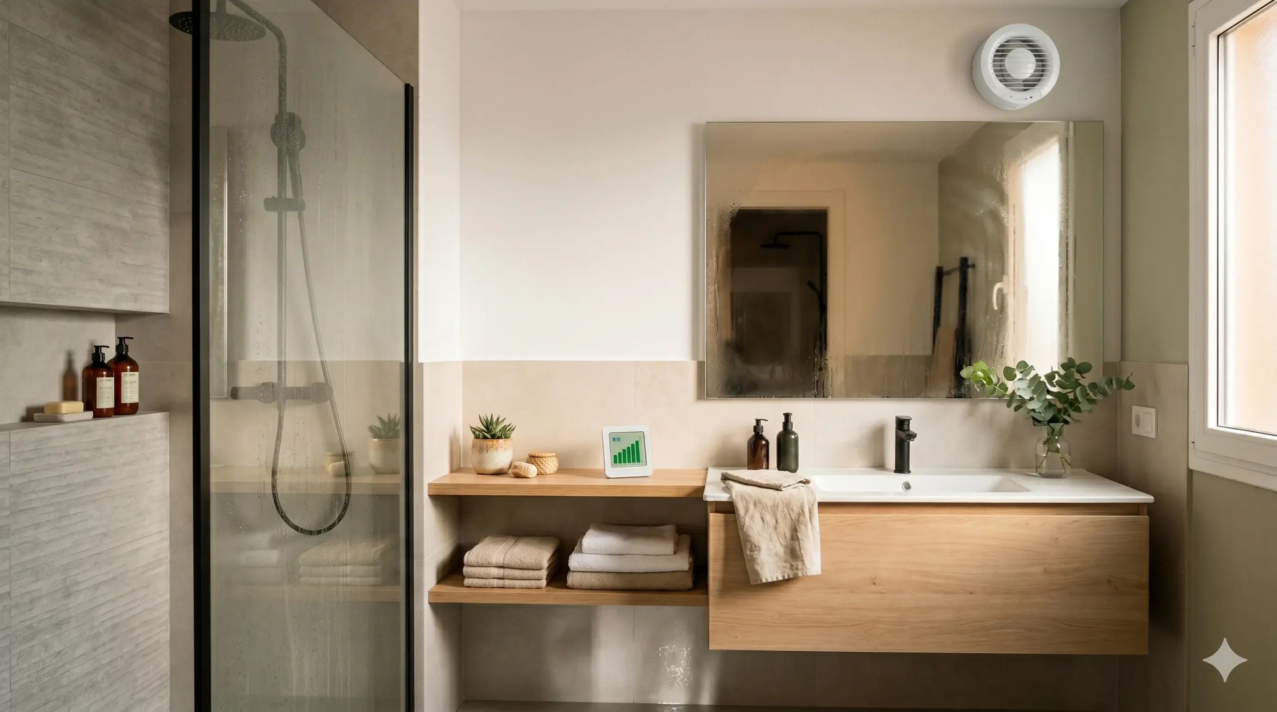 extractor baño con temporizador