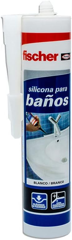 Fischer silicona blanca antimoho 300ml