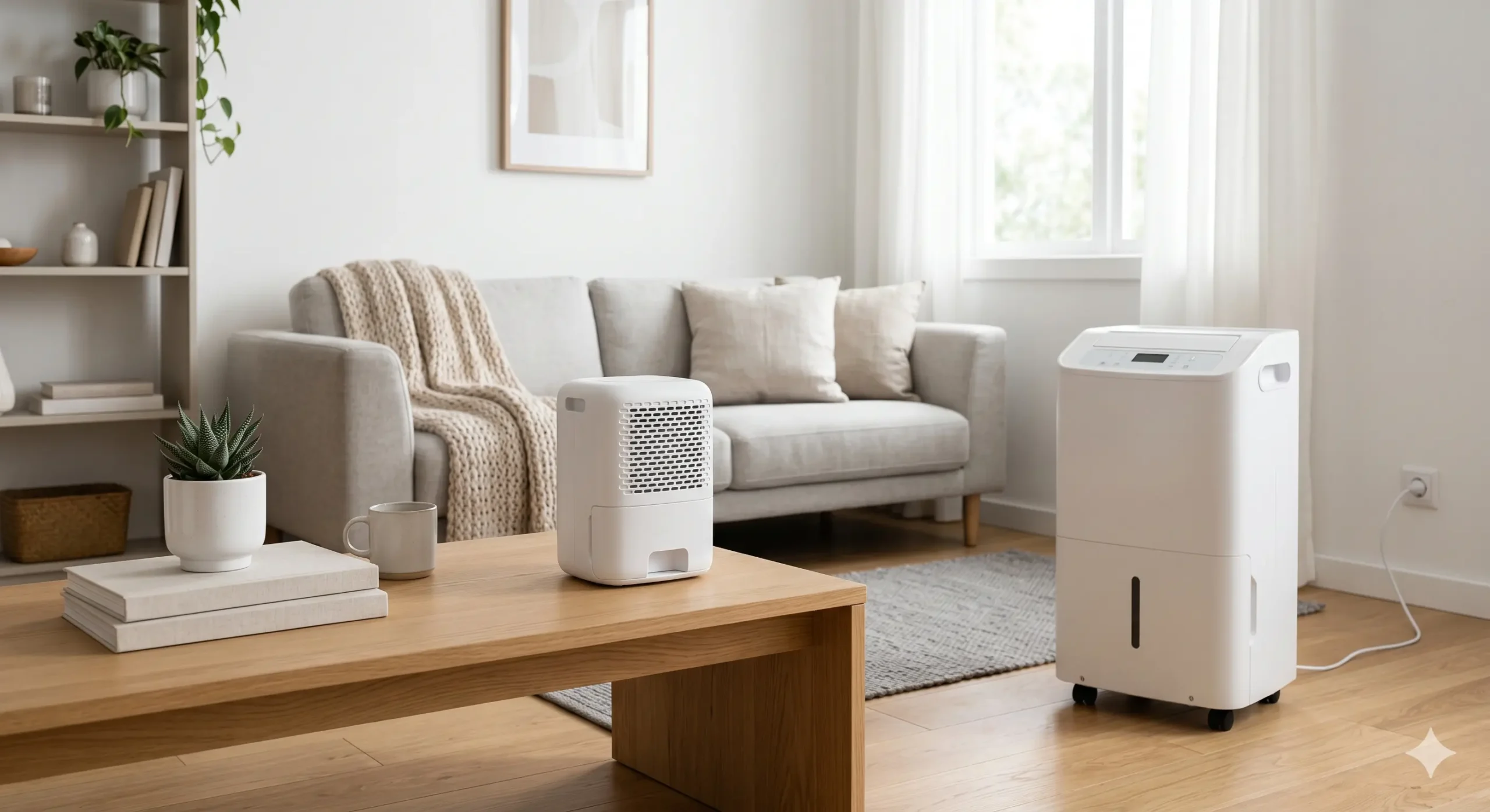 Comparación entre mini deshumidificador y deshumidificador normal