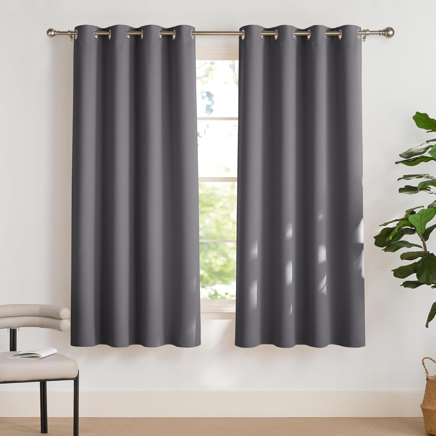 PONY DANCE cortinas térmicas opacas para ventana de dormitorio con condensación