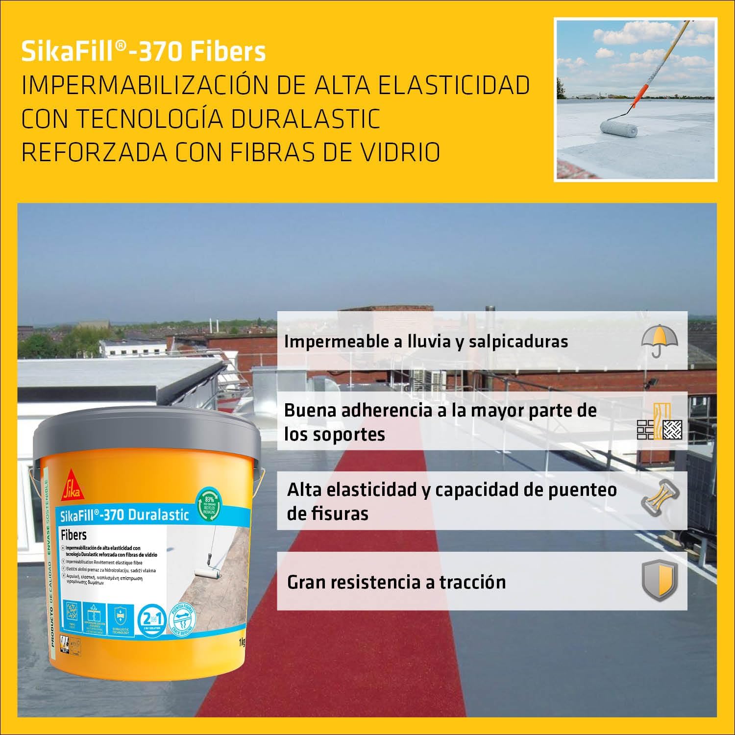 Miniatura SikaFill 370 Fibers 3