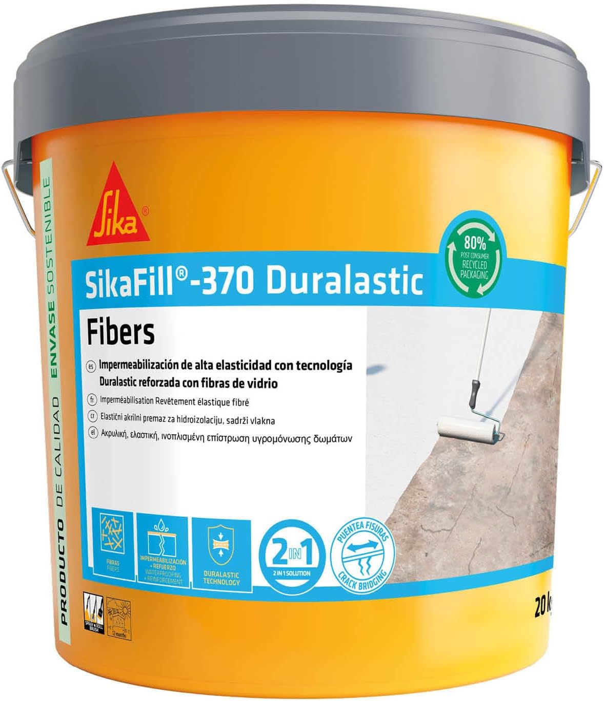 SIKA SikaFill 370 Fibers impermeabilizante para terrazas