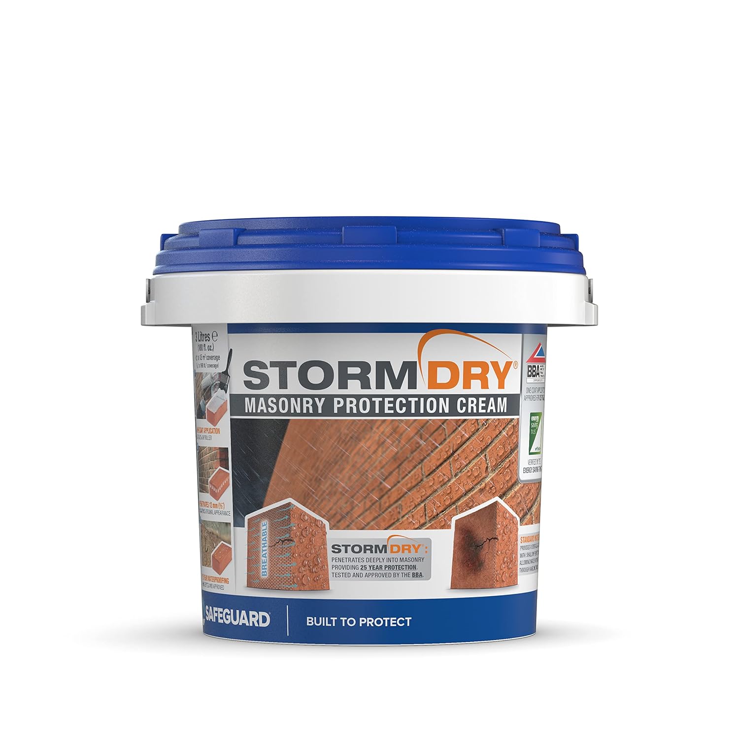 Stormdry 3L hidrofugante transparente para fachadas y muros
