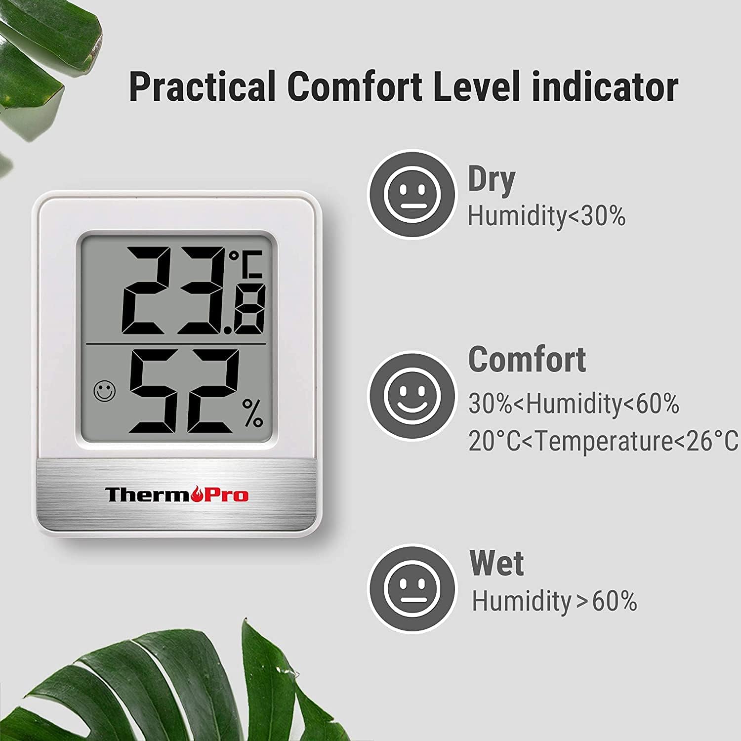 ThermoPro TP49 pantalla humedad