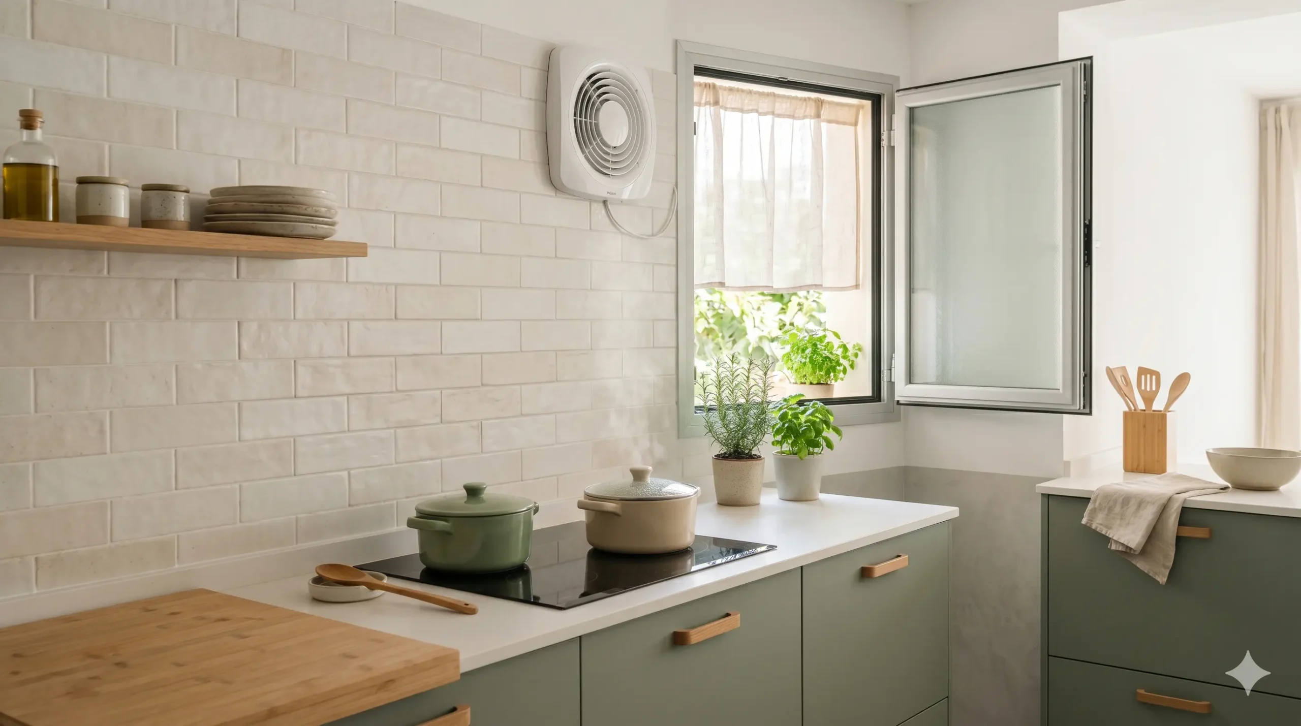 extractor de baño y cocina para ventilar humedad y vapor