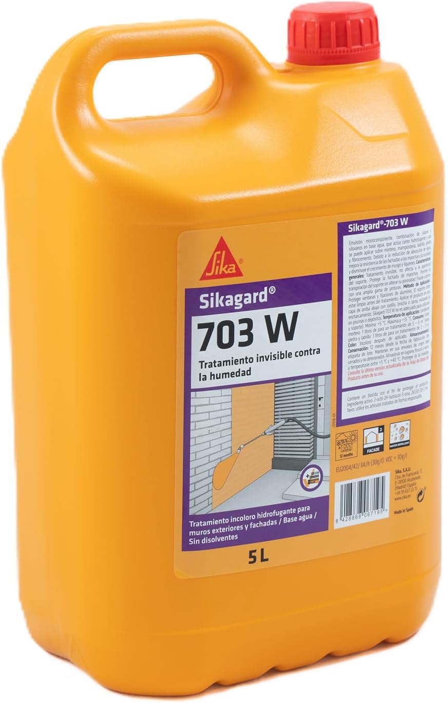 sika sikagard 703 w hidrofugante transparente para fachadas